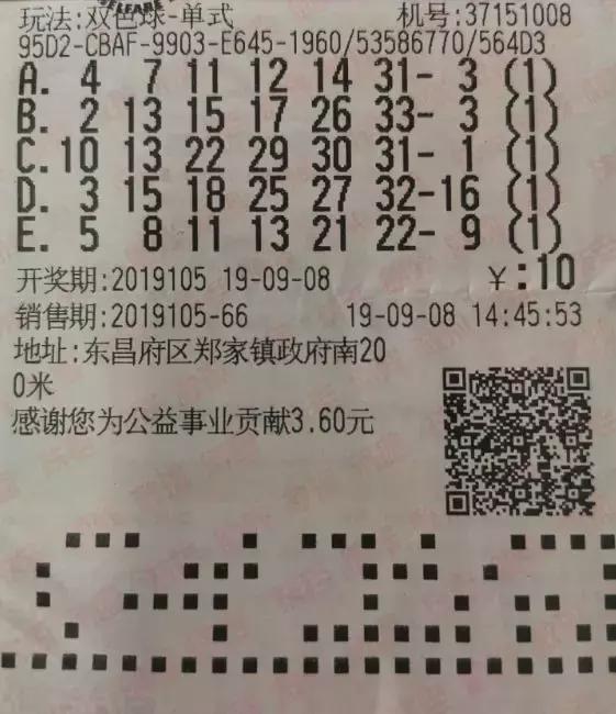 2019年双色球第6期，梦想与幸运的碰撞