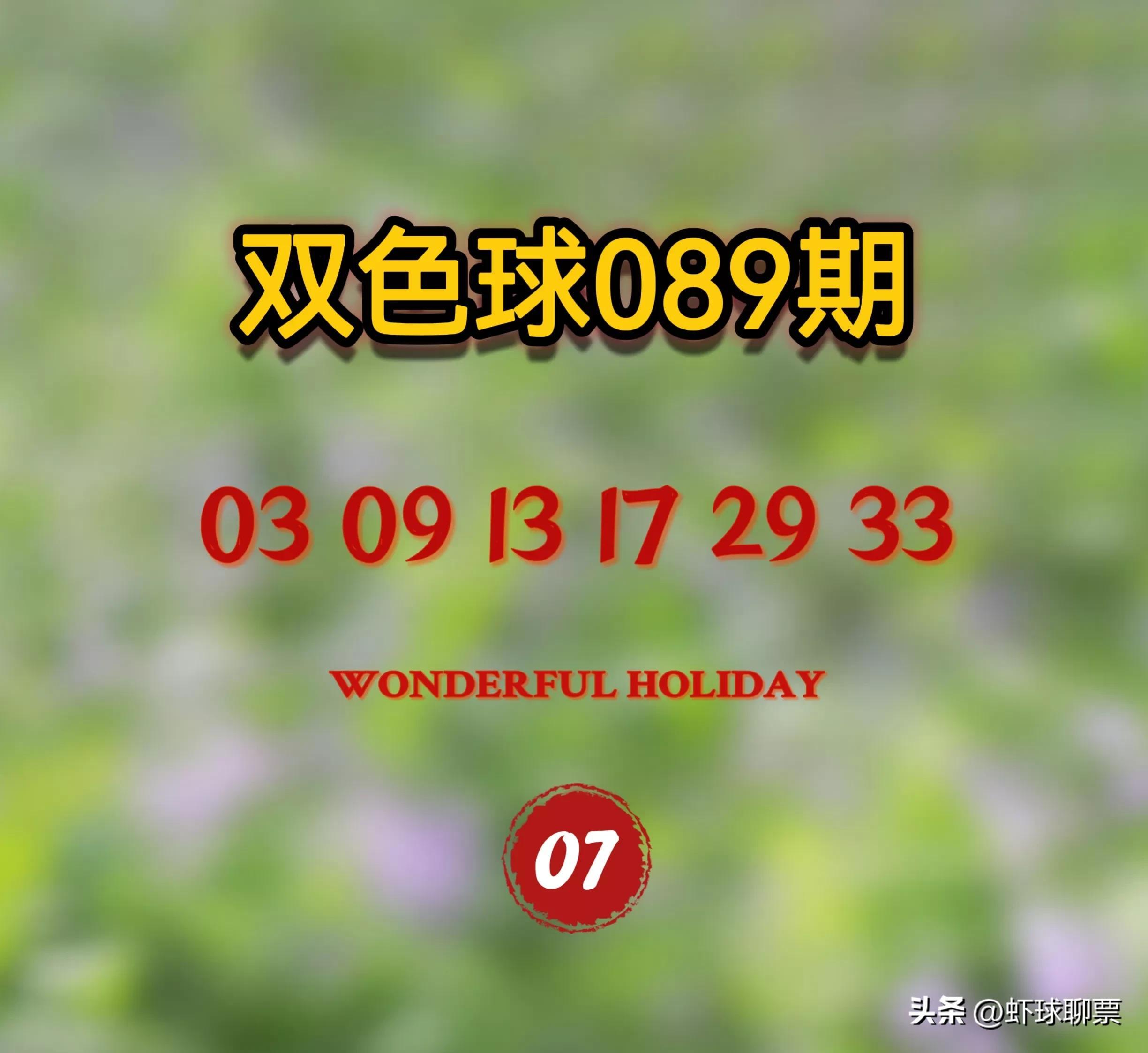 探索双色球089的奥秘与魅力