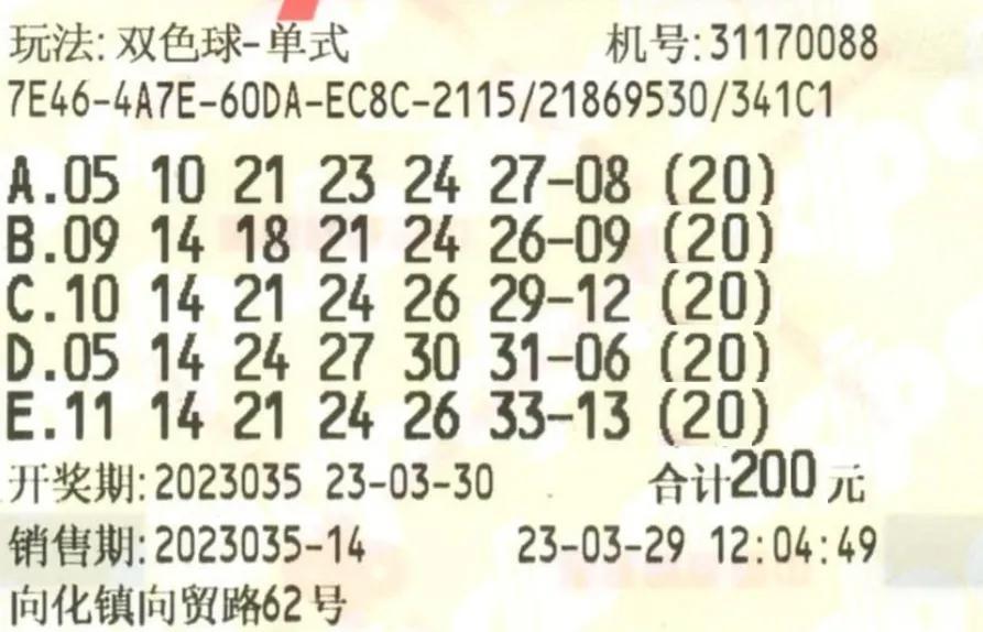 2019年双色球第35期开奖揭晓，幸运号码助你一臂之力